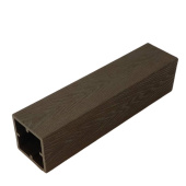 Столб для ограждений Deko Home Техно 3D 120x120x3000 Шоколад