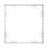 Рамка пластиковая VOLTUM S70 на 1 пост, (белый матовый)