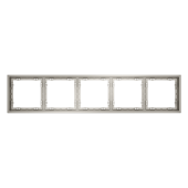 Рамка пластиковая VOLTUM S70 на 5 постов, (кашемир)