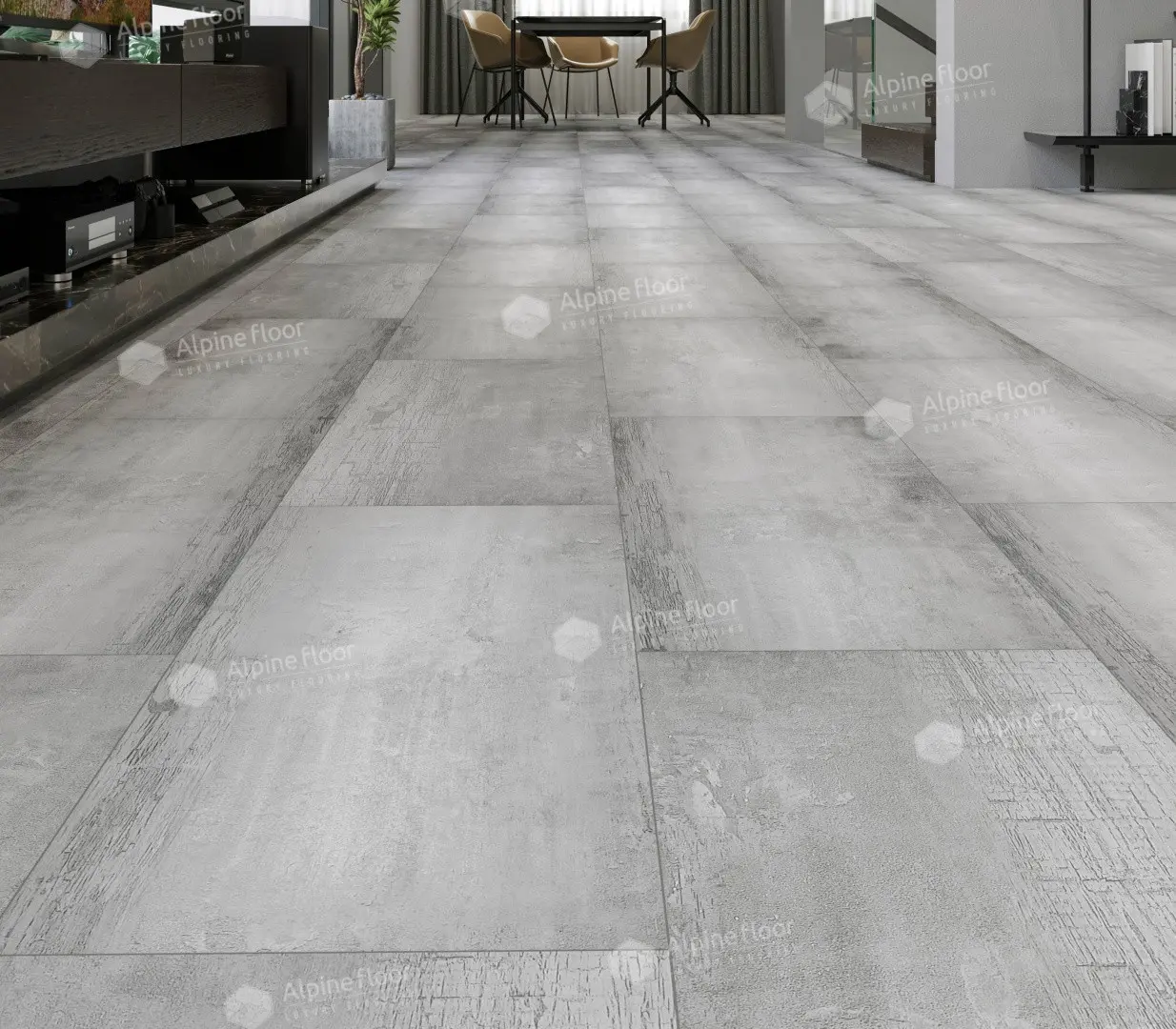 SPC Ламинат Alpine Floor SPC Stone Mineral Core ЕСО 4-10 Корноулл 4V 43кл