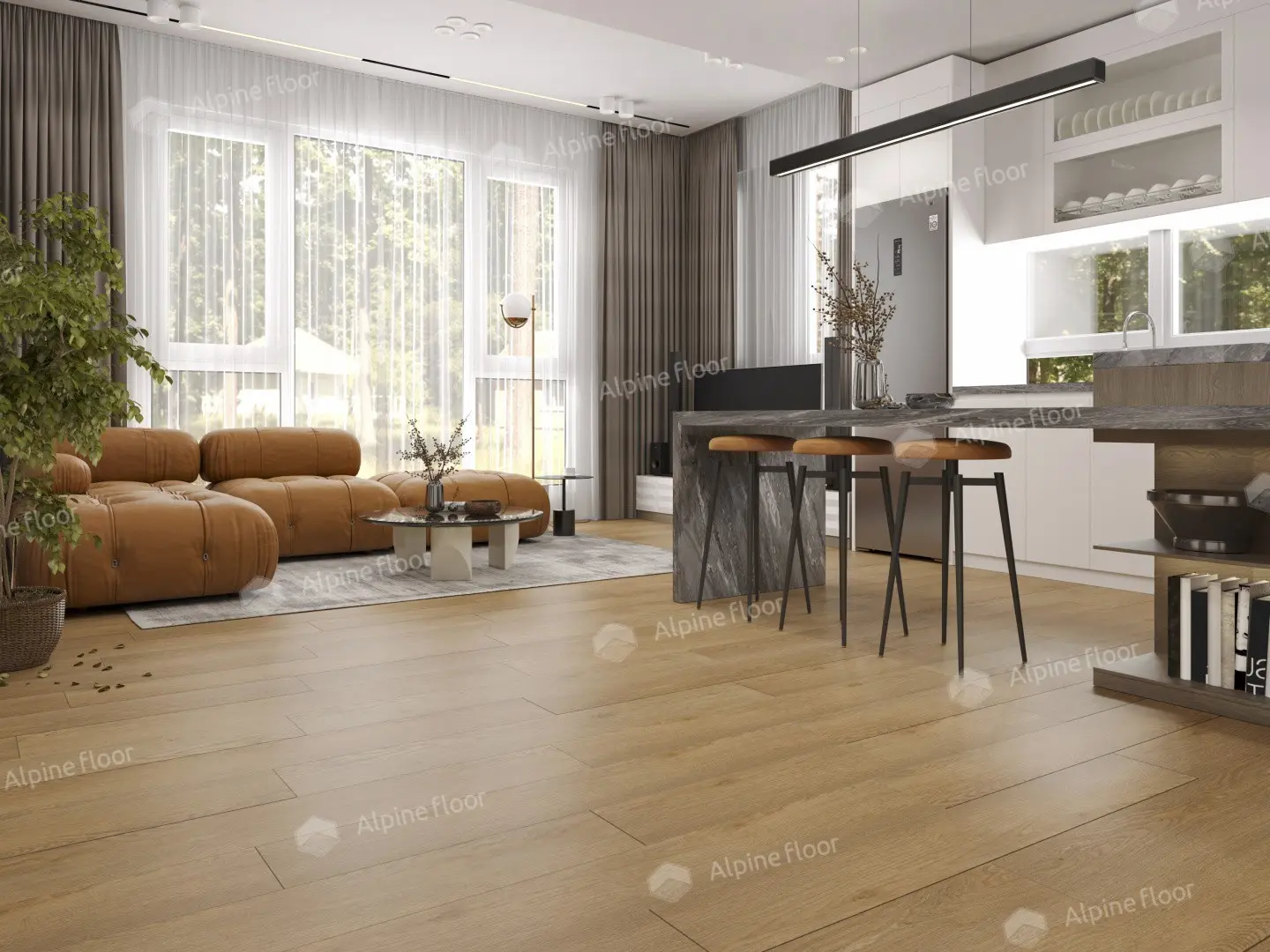 SPC Ламинат Alpine Floor Classic Light ECO 173-66 MC Клен классический