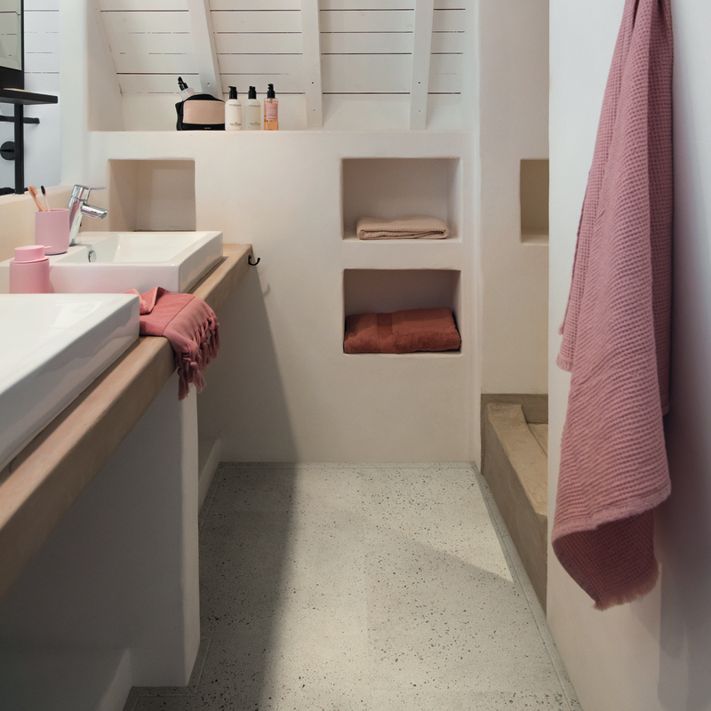 ПВХ-плитка Quick-Step QS Alpha Vinyl ILLUME плитка AVMTU 40275 Бетон устричный