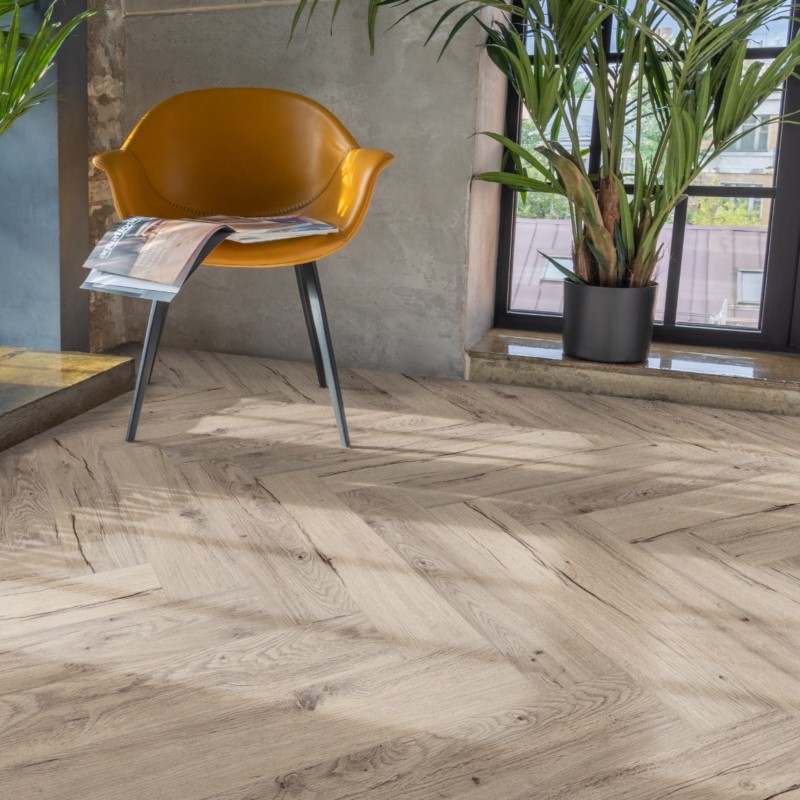 Кварц виниловый ламинат Aquafloor Parquet Glue 4V AF2512PG