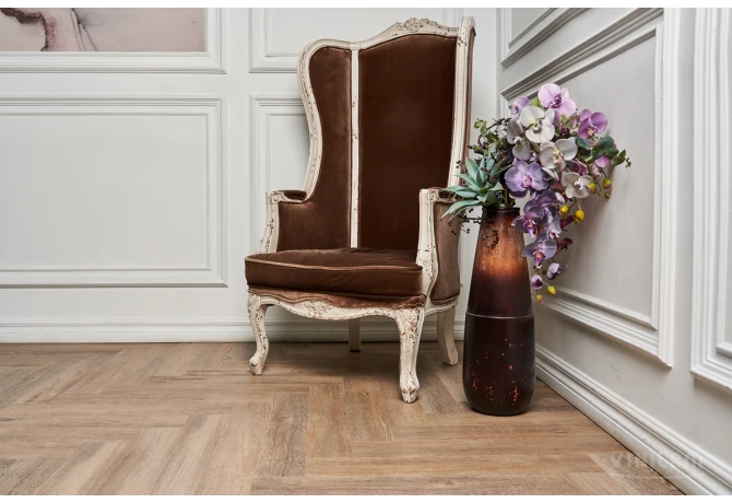 ПВХ плитка VINILAM Parquet Herringbone Glue GD11133 Паркет Северный Glue