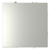 Проходной переключатель встраиваемый VOLTUM S70 одноклавишный 10А, (сталь)