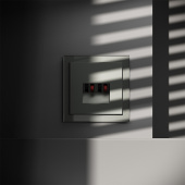 Розетка акустическая встраиваемая VOLTUM S70 4-местная, (титан)