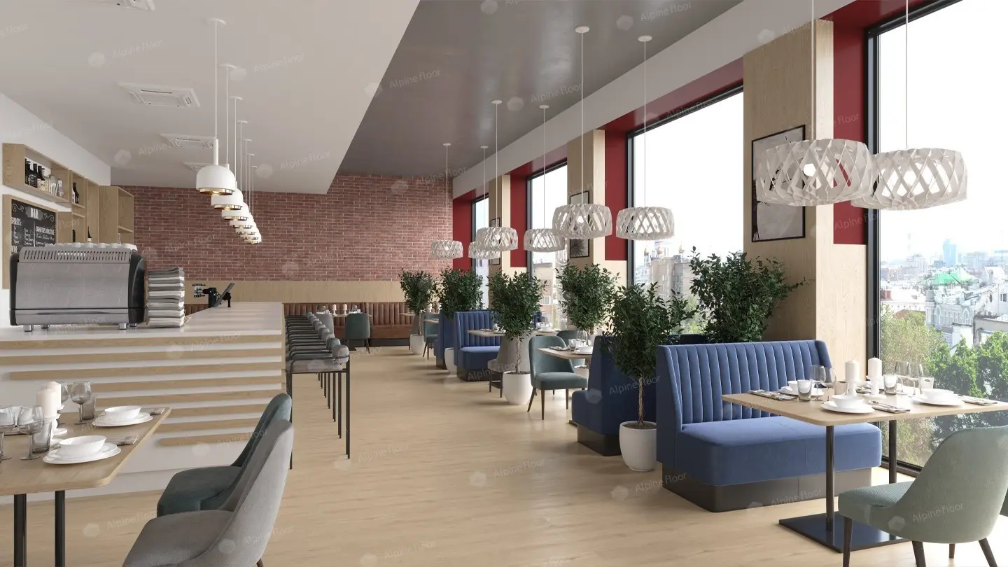 ПВХ-плитка Alpine Floor LVT Easy Line ЕСО 3-4 Дуб Ваниль 4V 43кл