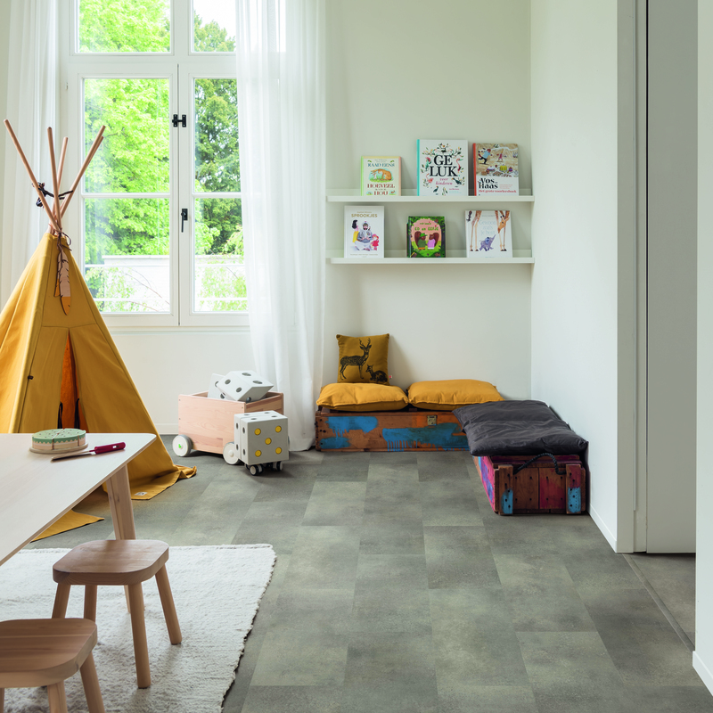 ПВХ-плитка Quick-Step QS Alpha Vinyl ORO плитка AVSTU 40234 Бетонный камень