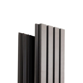 Фасадная доска Deko Home Техно реечная 200х26х3000 Серый