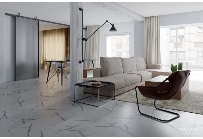 ПВХ плитка CERAMO VINILAM Glue 2,5 мм 87999 Греческий Мрамор Glue