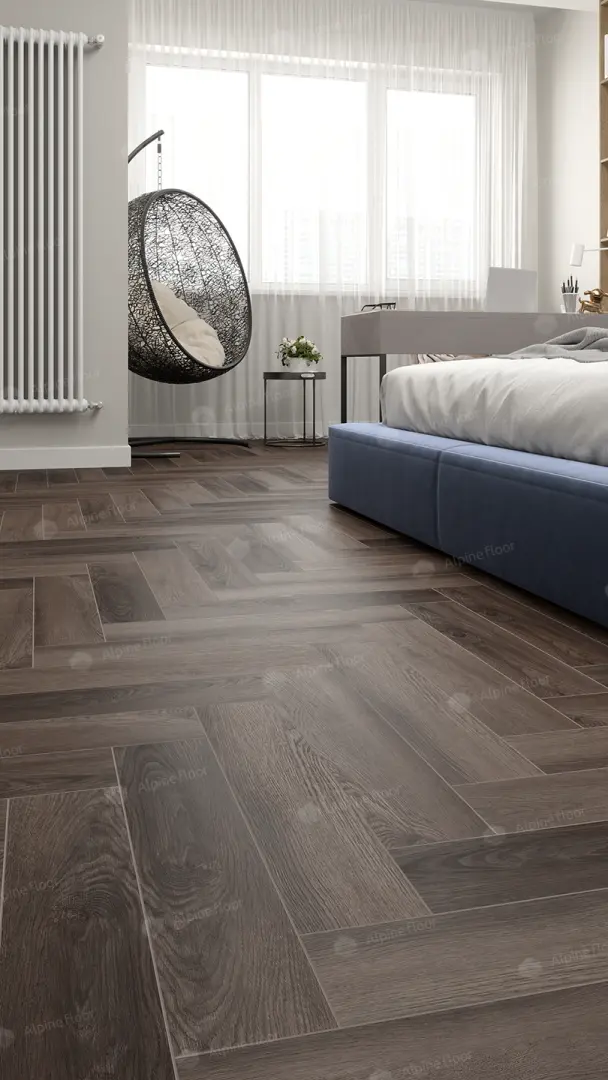 ПВХ-плитка Alpine Floor LVT Parquet ECO 16-16 Фафнир 4V 43кл
