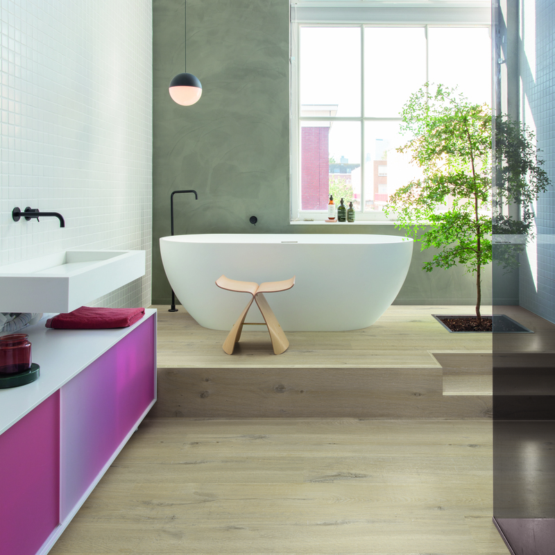 ПВХ-плитка Quick-Step QS Alpha Vinyl BLOOM планка AVMPU 40103 Дуб хлопковый бежевый