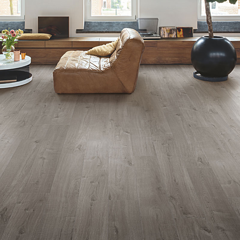 ПВХ-плитка Quick-Step Alpha Vinyl Medium Planks AVMP 40202 Дуб хлопковый темно-серый