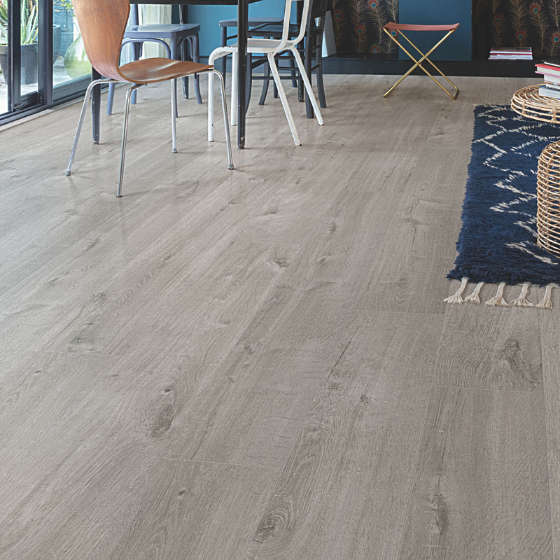ПВХ-плитка Quick-Step Alpha Vinyl Medium Planks AVMP 40202 Дуб хлопковый темно-серый