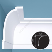 Карниз Bello Deco K19 200x100x2000