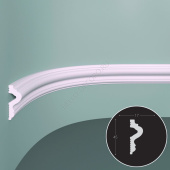 Молдинг Bello Deco М10 45x17x2000-F гибкий