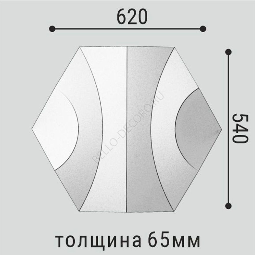 Стеновые Панели Bello deco СП 18 панель 620x540