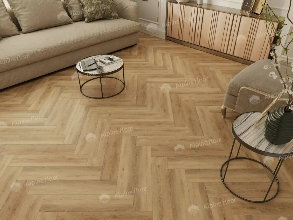 SPC Ламинат Alpine Floor SPC Light Parquet ЕСО 13-30AB Дуб Буна 4V 43кл