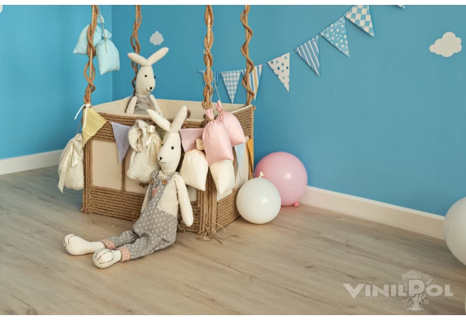 ПВХ плитка VINILAM VinilPol Glue 7893 EIR Дуб Сиена Glue