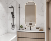 Керамогранит Buono Ceramica Marble Attiko Statuario Glossy Carving MVL4415GC