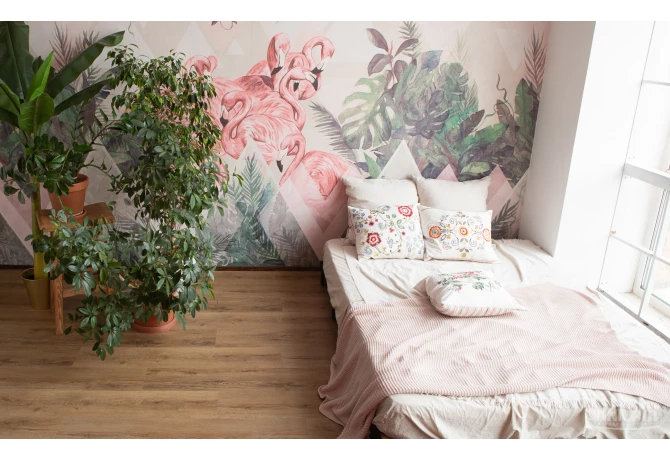 ПВХ плитка VINILAM Glue Luxury 33808 Дуб Витория Glue