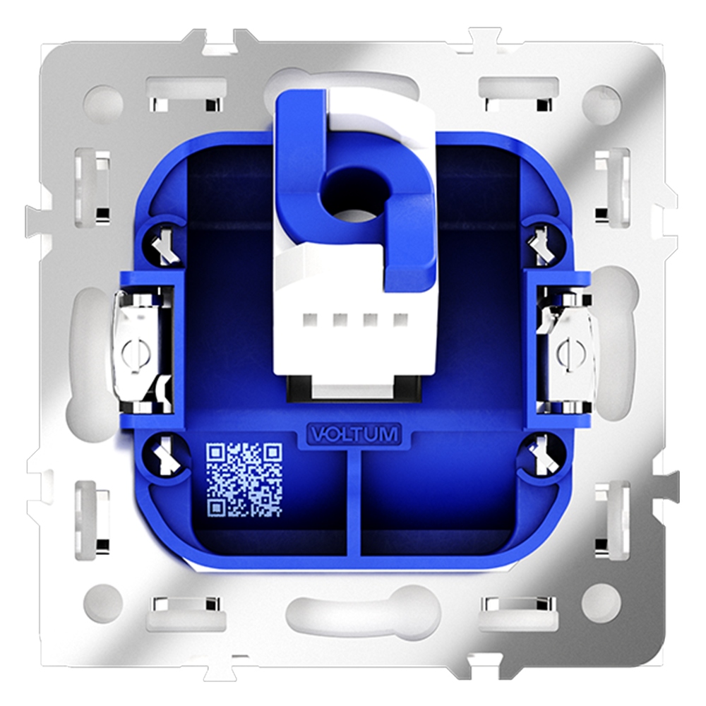 Розетка компьютерная встраиваемая VOLTUM S70 RJ45 кат.6, (белый матовый)