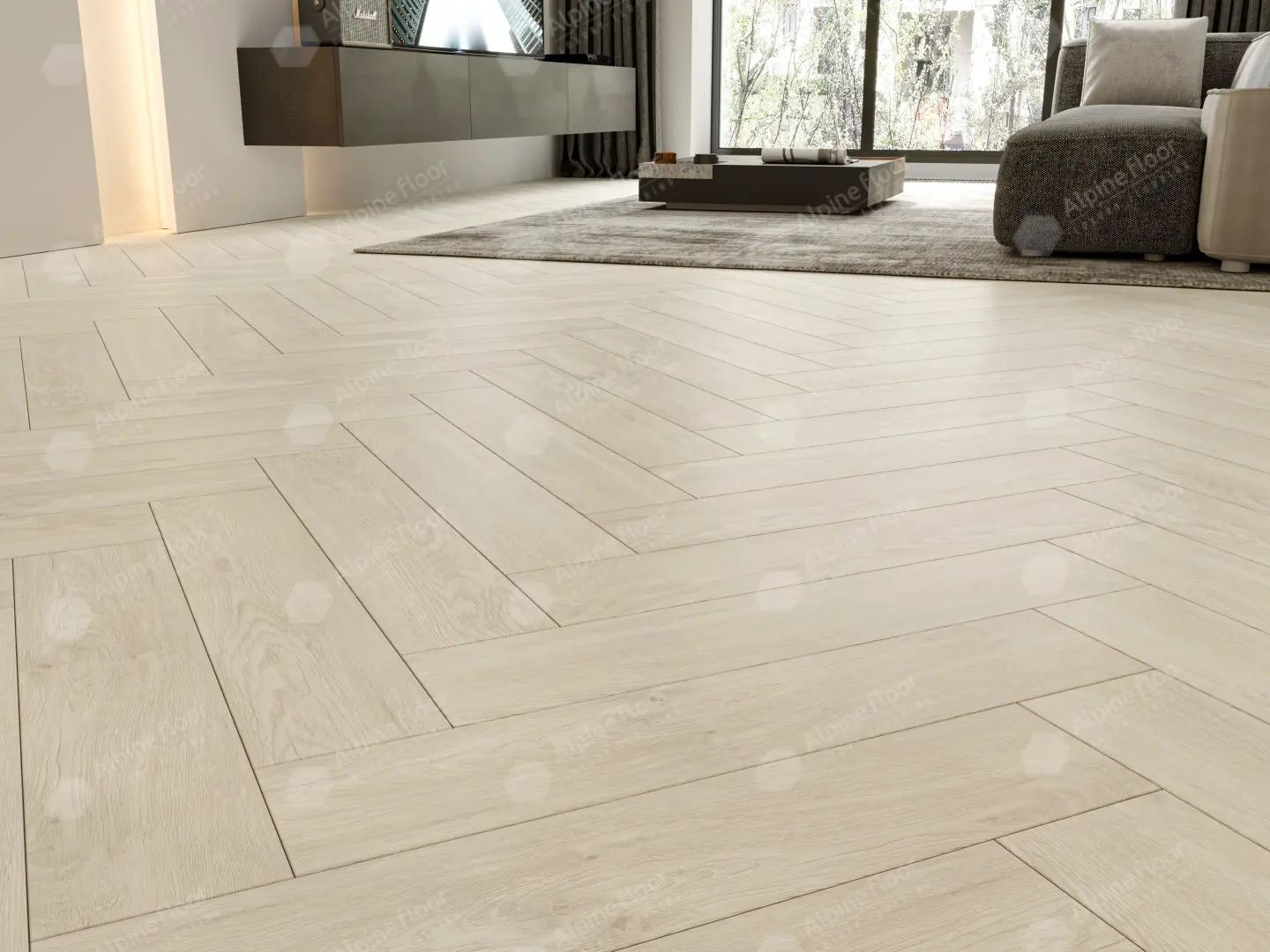 SPC Ламинат Alpine Floor SPC Light Parquet ECO 13-14AB Дуб Адара 4V 43кл