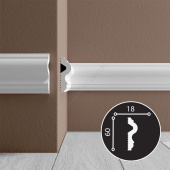 Молдинг Bello Deco М60 60x18x2000