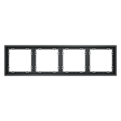 Рамка пластиковая VOLTUM S70 на 4 поста, (графит)