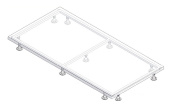 Каркас для поддона Creto Ares, Scala 100x70