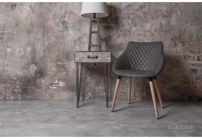 WPC CERAMO VINILAM STONE 8 мм 61606 Бетон 8 mm