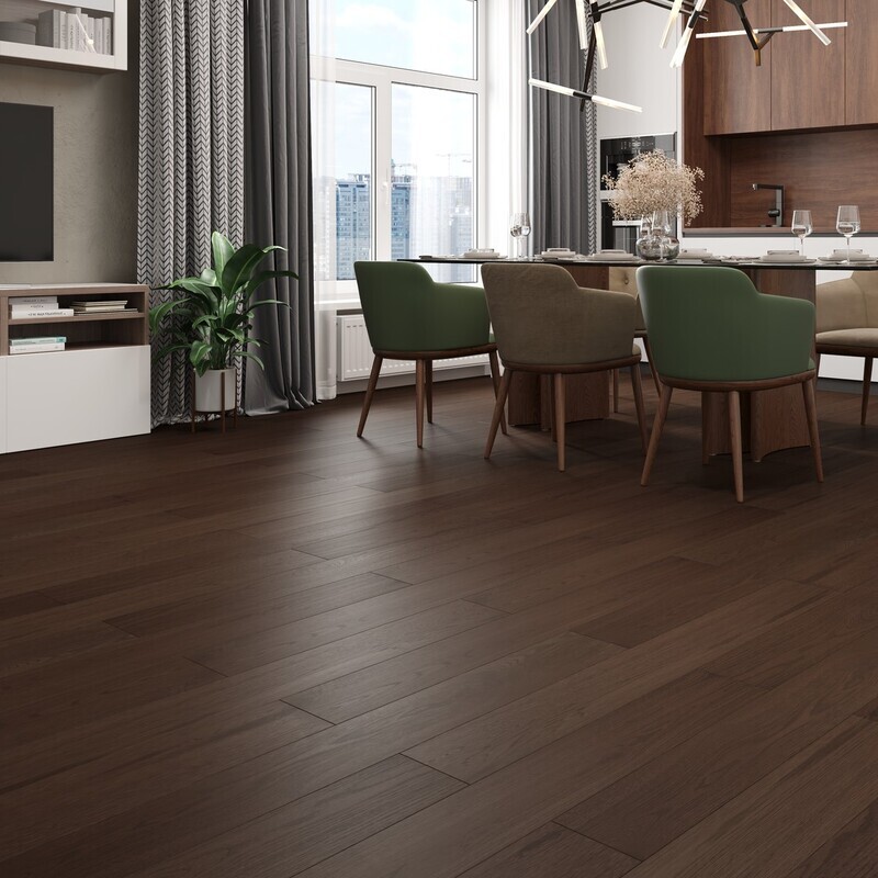 Инженерная доска EPPE 2-х слойная (замок) Арт.: Emon Дуб Dark EM 1601, Дуб Рустик, Лак