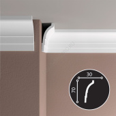 Карниз Bello Deco ПП 12 70x30