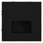 Датчик движения встраиваемый VOLTUM S70, (черный матовый)