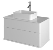 Тумба под раковину Creto Stella 100 см белый глянец, 16-CRE50/100/