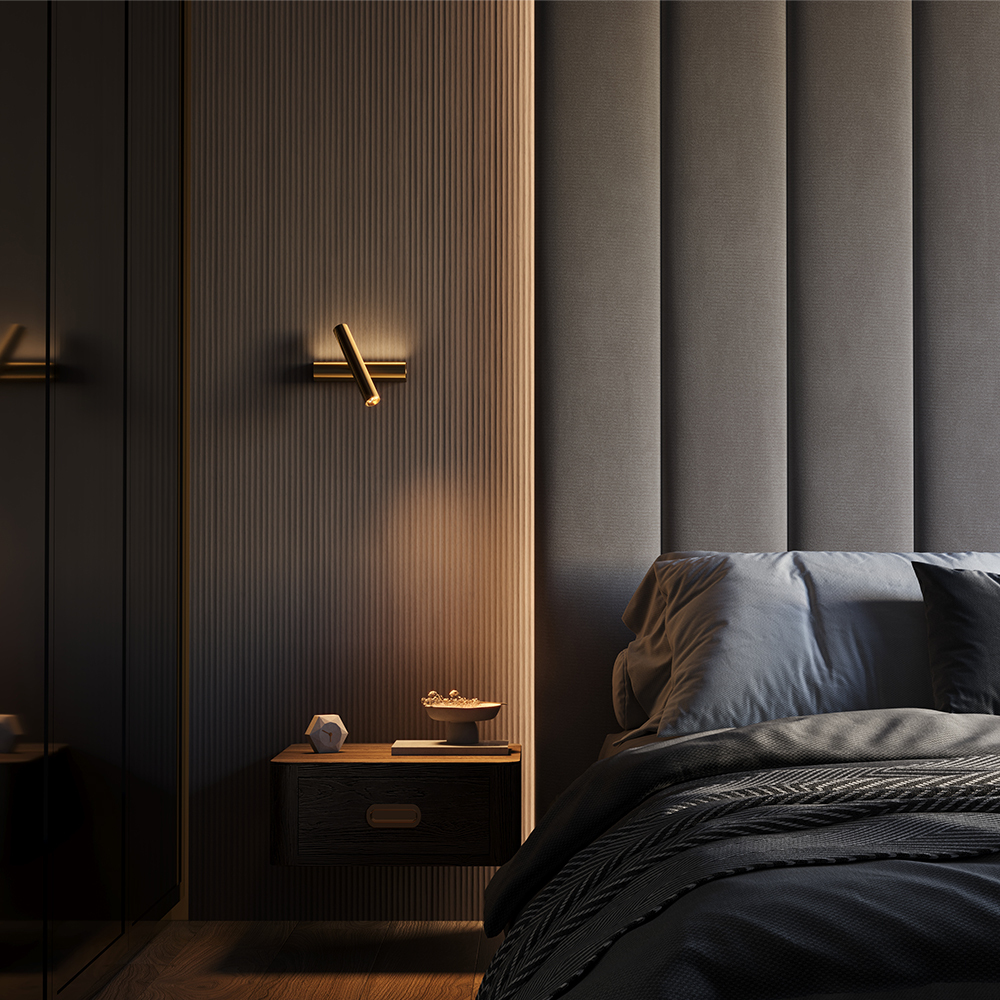 Настенный светильник (бра) Maytoni MOD442WL-L8BS3K