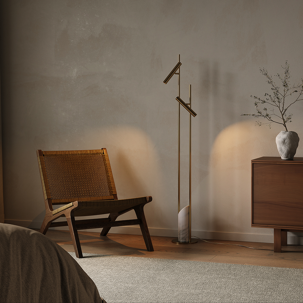 Напольный светильник (торшер) Maytoni MOD460FL-L6BS3K