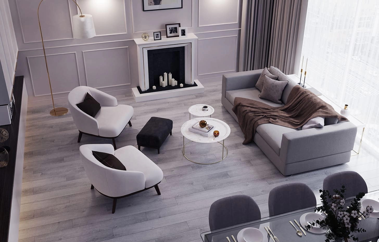 SPC  Ламинат  Stone Floor MSPC Дуб Ривьера 91785-1 MP