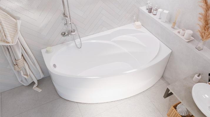 Акриловая ванна 160х95 см Creto Juliya 31-16095R белая