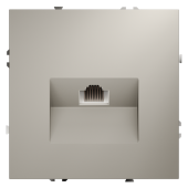 Розетка компьютерная встраиваемая VOLTUM S70 RJ45 кат.6, (кашемир)