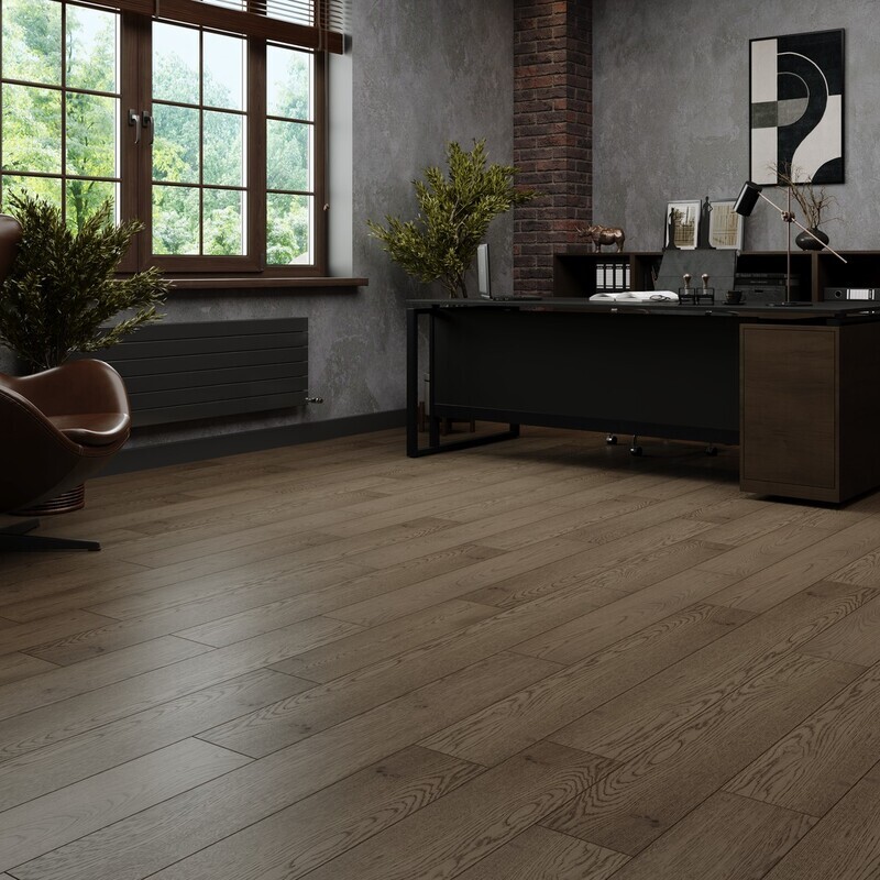 Инженерная доска EPPE 2-х слойная (шип-паз) Арт.: Malmo Дуб Pepper ML 1807, Дуб Натур, Лак