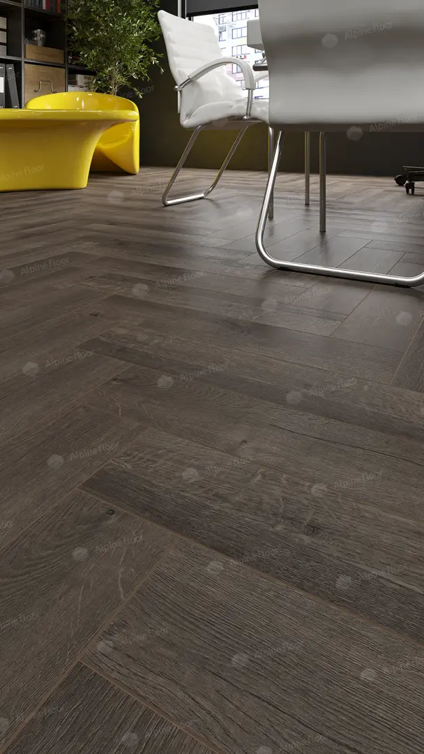 ПВХ-плитка Alpine Floor LVT Parquet ECO 16-19 Дуб Антарес 4V 43кл