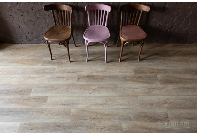 Кварц виниловый ламинат VINILAM Click 3.7 мм 15783 Дуб Амберг