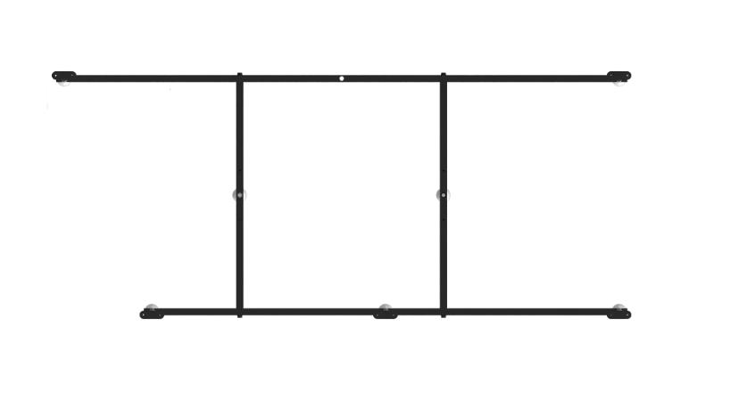 Каркас для ванны 170х75 см Creto Melissa 32-K17075 черный
