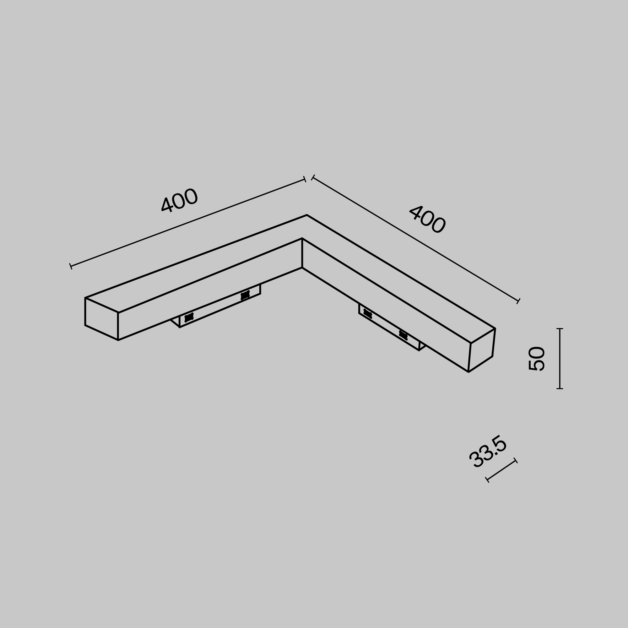 Трековый светильник Technical TR078-2-24W3K-B