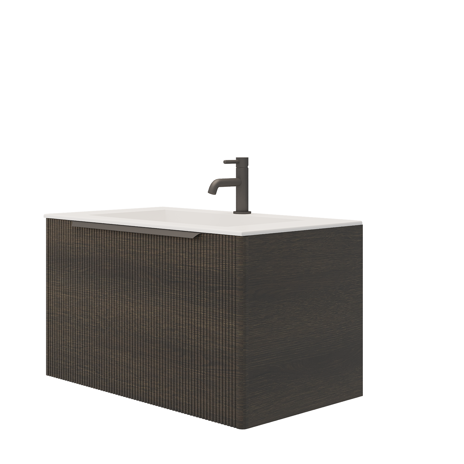 Тумба под раковину Creto Luna Venge 80 см 17-VG80