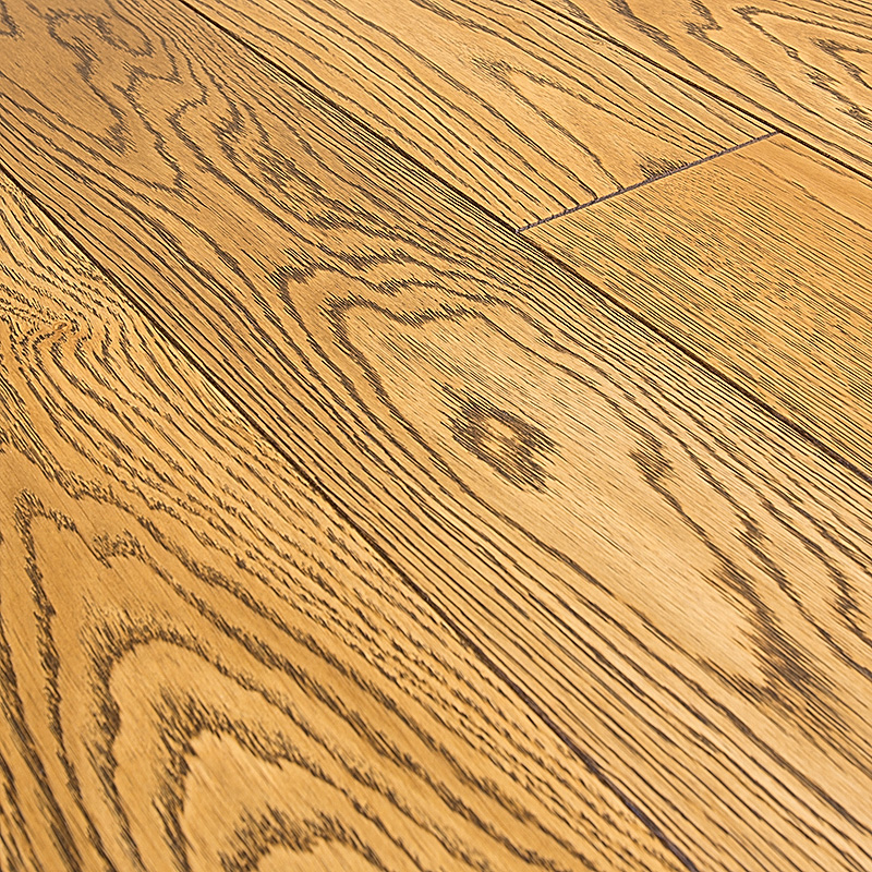 Инженерная доска CROWNWOOD Classic Arte 2-х слойная шип-паз Дуб Рюмеланж УФ-лак/Рустик/Браш 400..1500 x 175 x 15 / 1.313м2