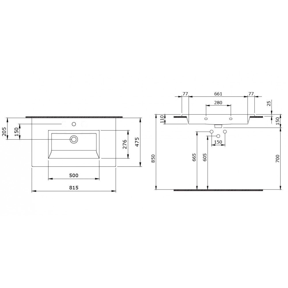 Раковина Bocchi Milano 1113-004-0126 черная матовая