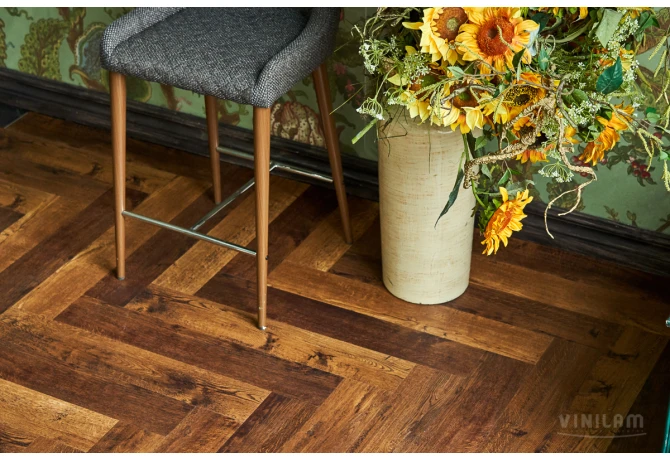 SPC VINILAM PARQUET Herringbone (ISOCORE) IS11155 Парижский Паркет