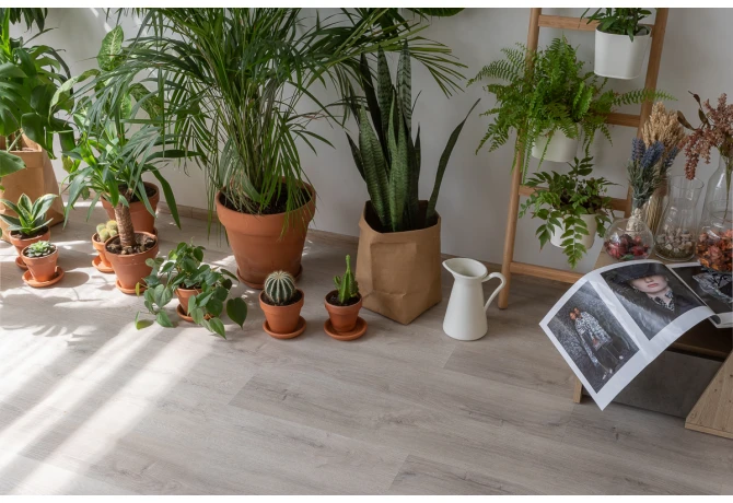 Кварц виниловый ламинат VINILAM Click 3.7 мм 20468 Дуб Ален